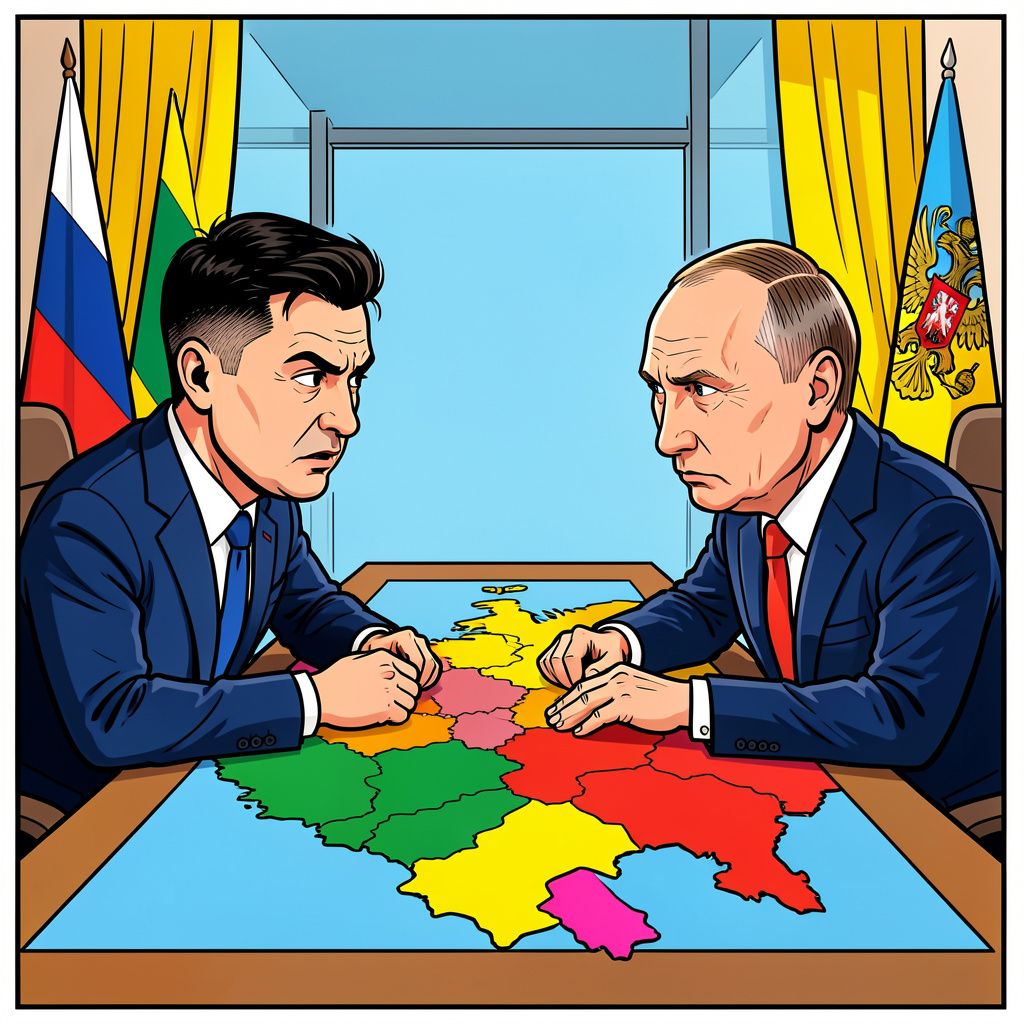 Oekraïne zet deur open voor direct gesprek tussen Zelensky en Poetin over bezet land.