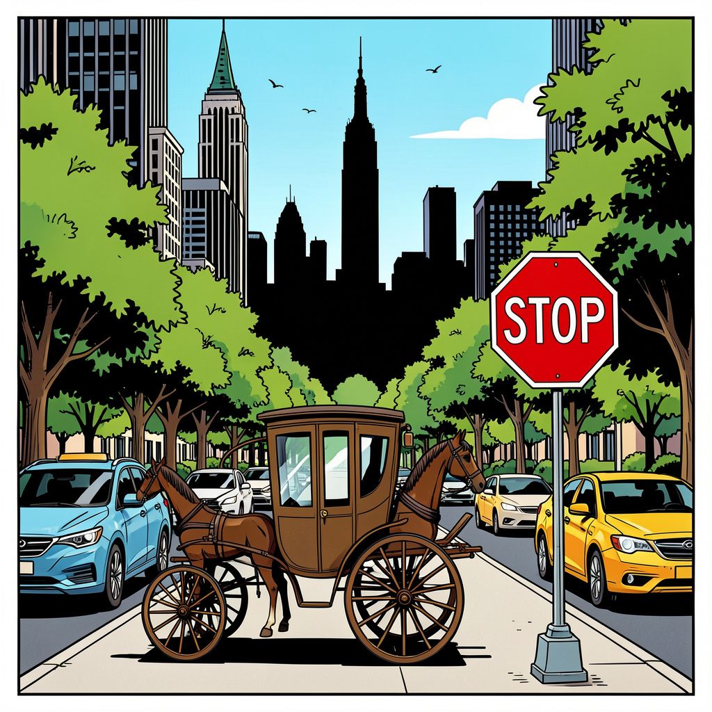 New York stopt na ruim 160 jaar met de beroemde paardenkoetsen in Central Park.