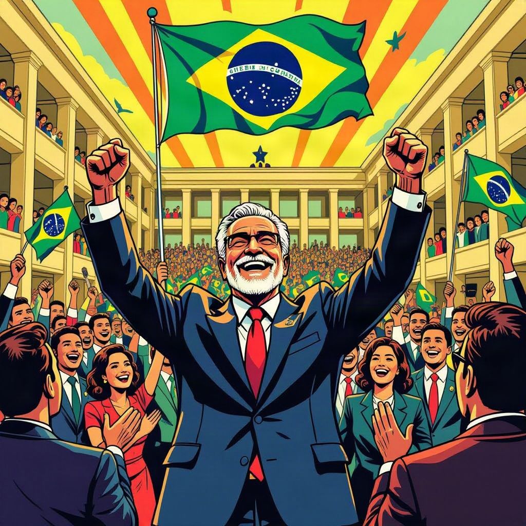 De tachtigjarige Lula da Silva flikt het weer en pakt historisch vierde presidentschap.