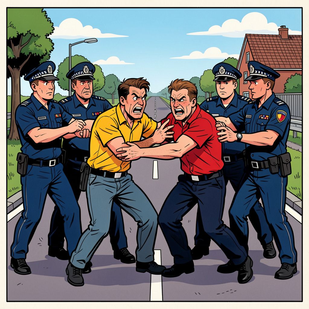 Het Openbaar Ministerie eist celstraffen tegen twee mannen die agenten in een nekklem hielden bij Lochem.