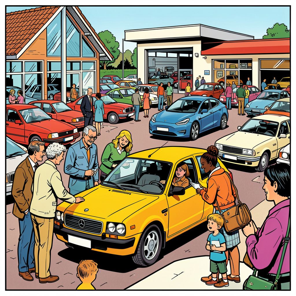 Nederlanders kochten vorig jaar massaal oude benzineauto's in plaats van glimmende stekkerbakken.