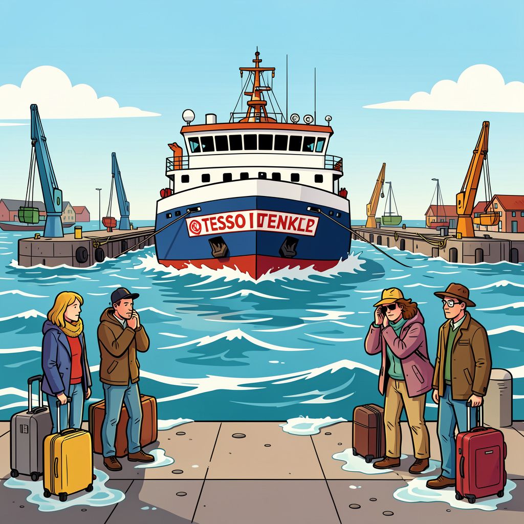 Het wassende water legt de veerboot naar Texel vandaag stil.