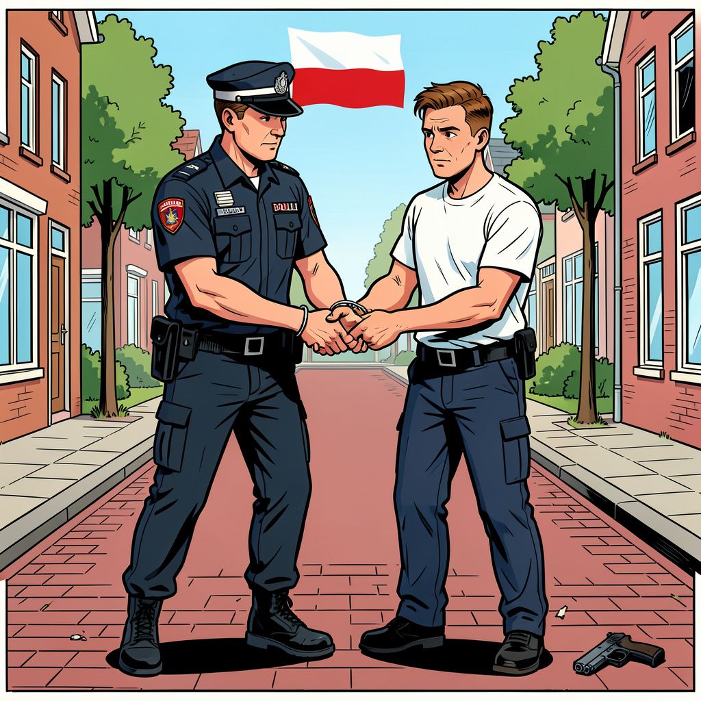Politie pakt gewapende man met openstaande Poolse celstraf op in Venray.