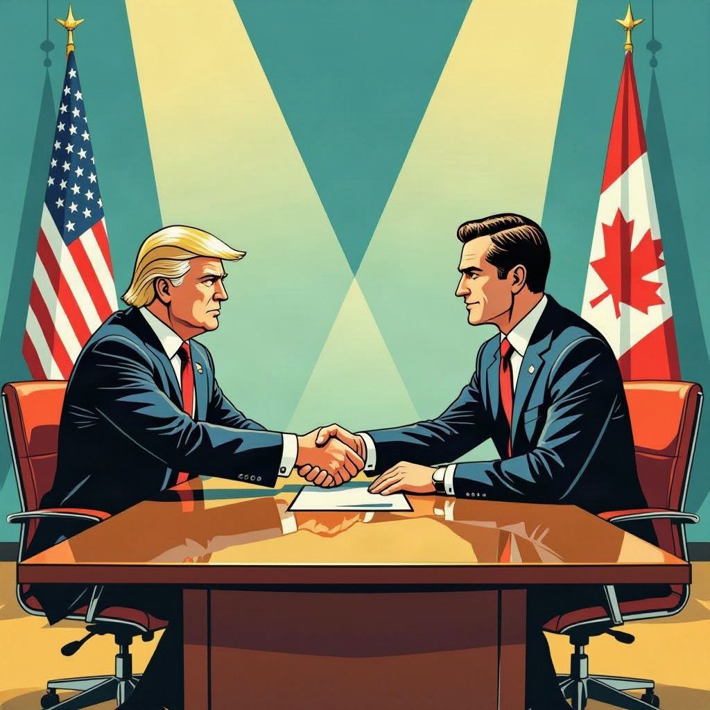 Canada en de Verenigde Staten praten weer over het beëindigen van hun felle handelsoorlog.