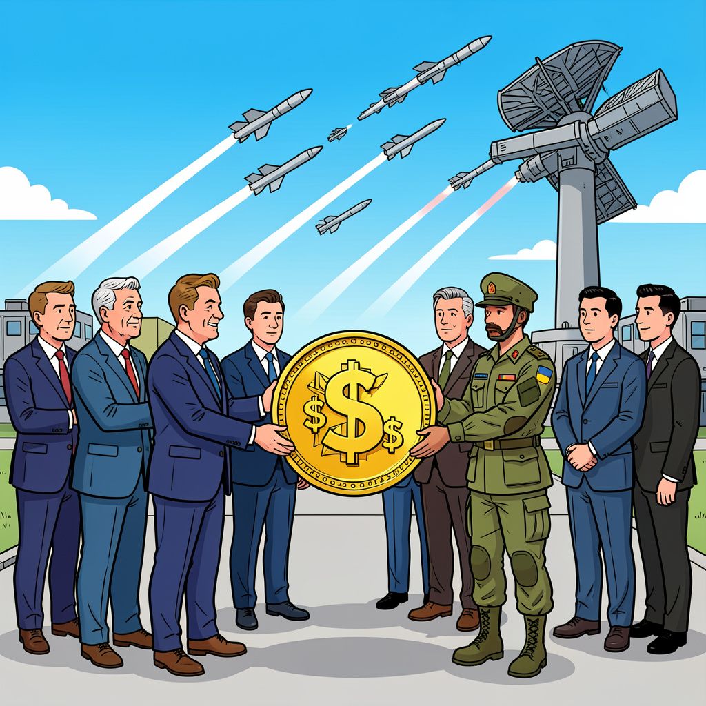 Europa geeft Oekraïne vandaag ruim zes miljard euro om Russische raketten uit de lucht te schieten.
