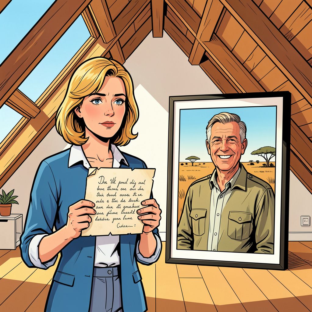 Een stoffig zolderbriefje brengt Angela Schijf terug naar haar bijzondere reis met Bas Westerweel.
