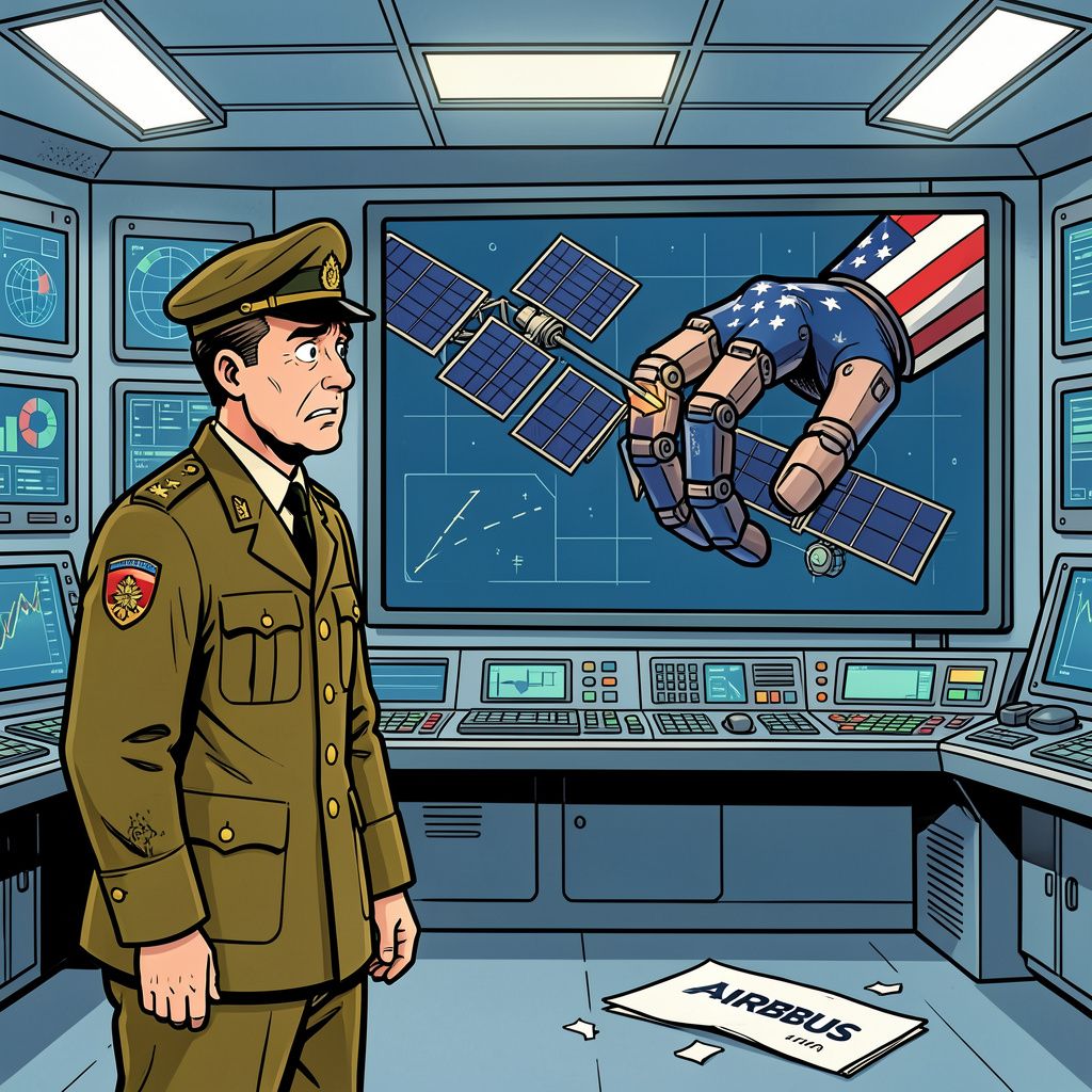 Het Verenigd Koninkrijk dreigt de controle over zijn eigen militaire satellieten te verliezen aan de Amerikanen.