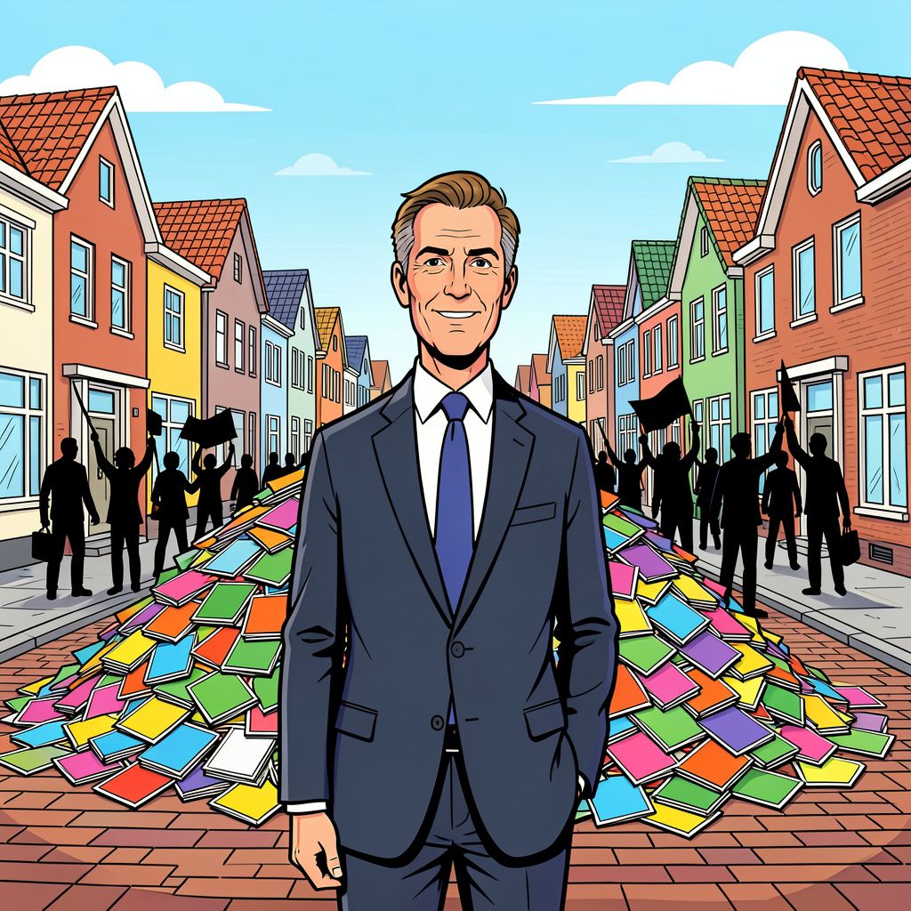 VVD-burgemeester Mark Verheijen wil na heftige rellen in Loosdrecht een asielakkoord zonder radicaal-rechts.