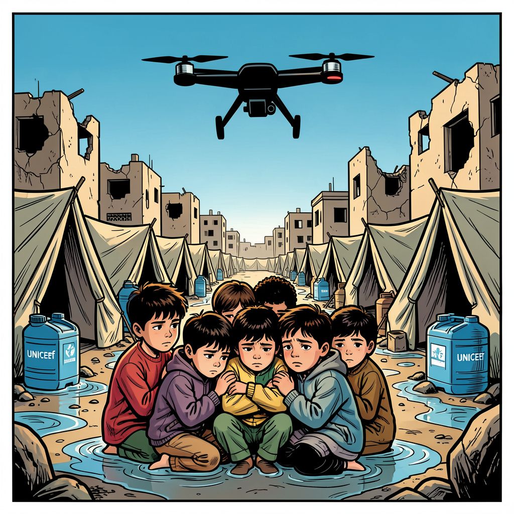 Een bestand op papier geeft de kinderen in Gaza nog altijd geen veiligheid.