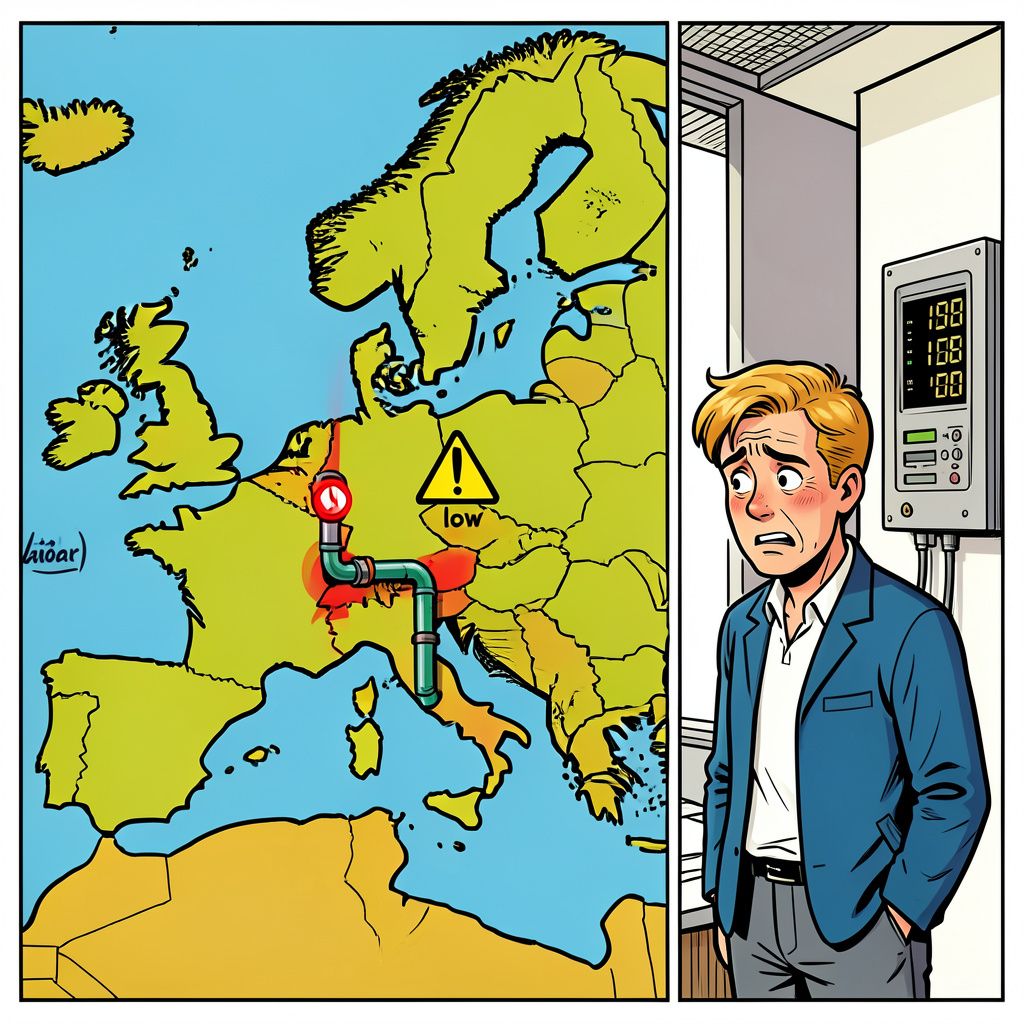 Europa stevent af op een peperdure winter door historisch lege gasopslagen.