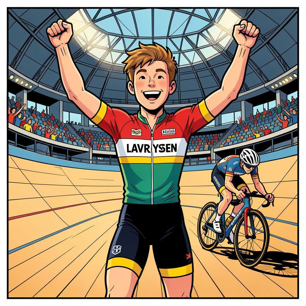 Harrie Lavreysen pakt opnieuw goud en is de absolute koning van de sprint.