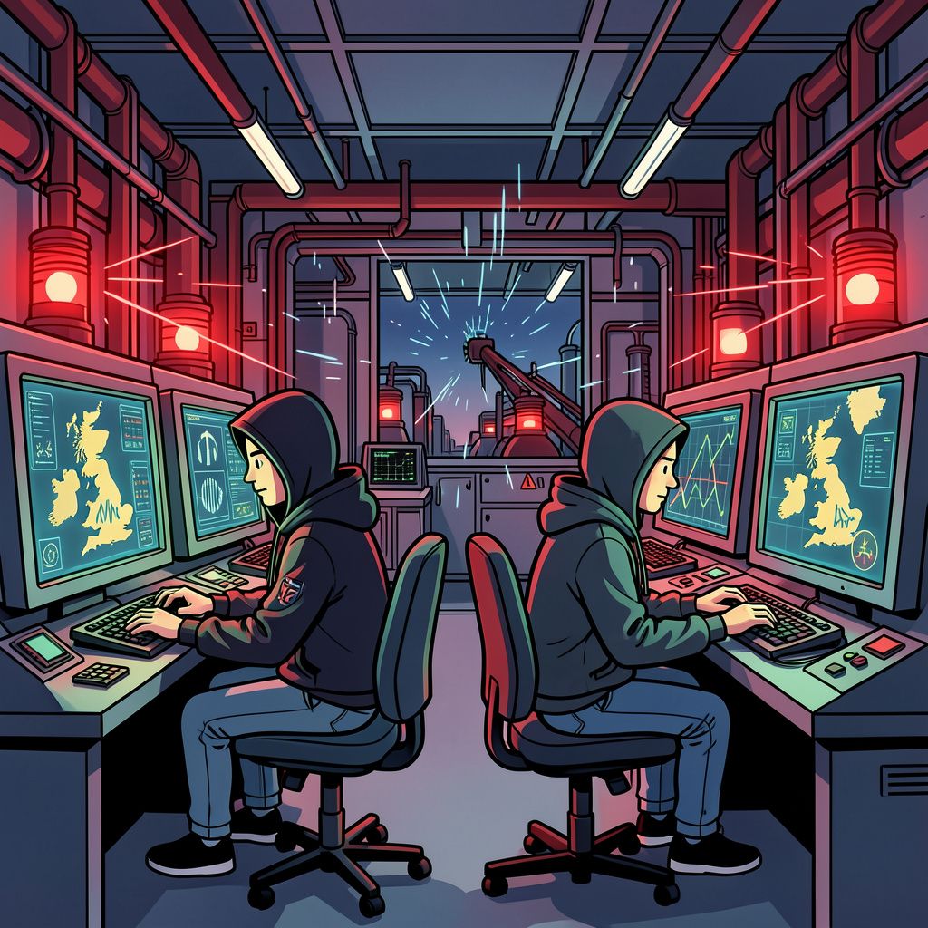 Hackers uit Iran zetten een Britse elektriciteitscentrale vier dagen lang uit.
