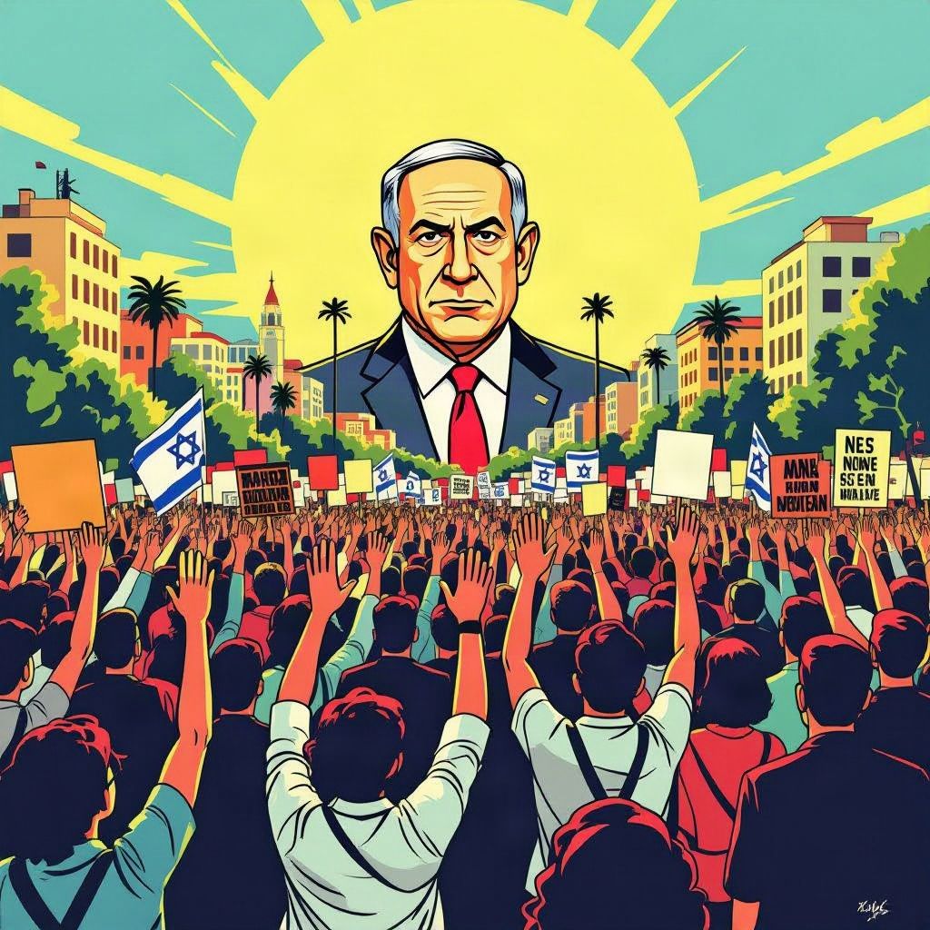 tienduizenden israëliërs eisen vlak voor de verkiezingen opheldering over 7 oktober.