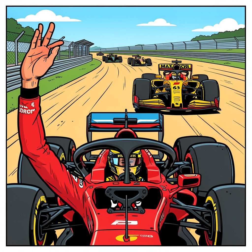 George Russell wint de allereerste sprintrace in Zandvoort terwijl Max Verstappen muurvast zit op de zesde plek.