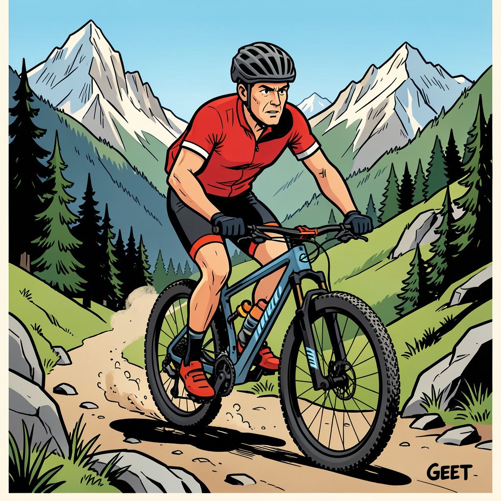 Mathieu van der Poel stunt bij zijn mountainbike-comeback met een tweede plek in Les Gets.
