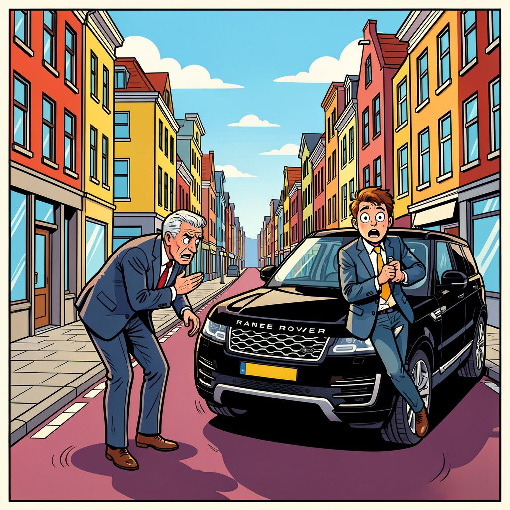 Het management van Jan Smit biedt haastig excuses aan na een gevaarlijk incident met een Range Rover.