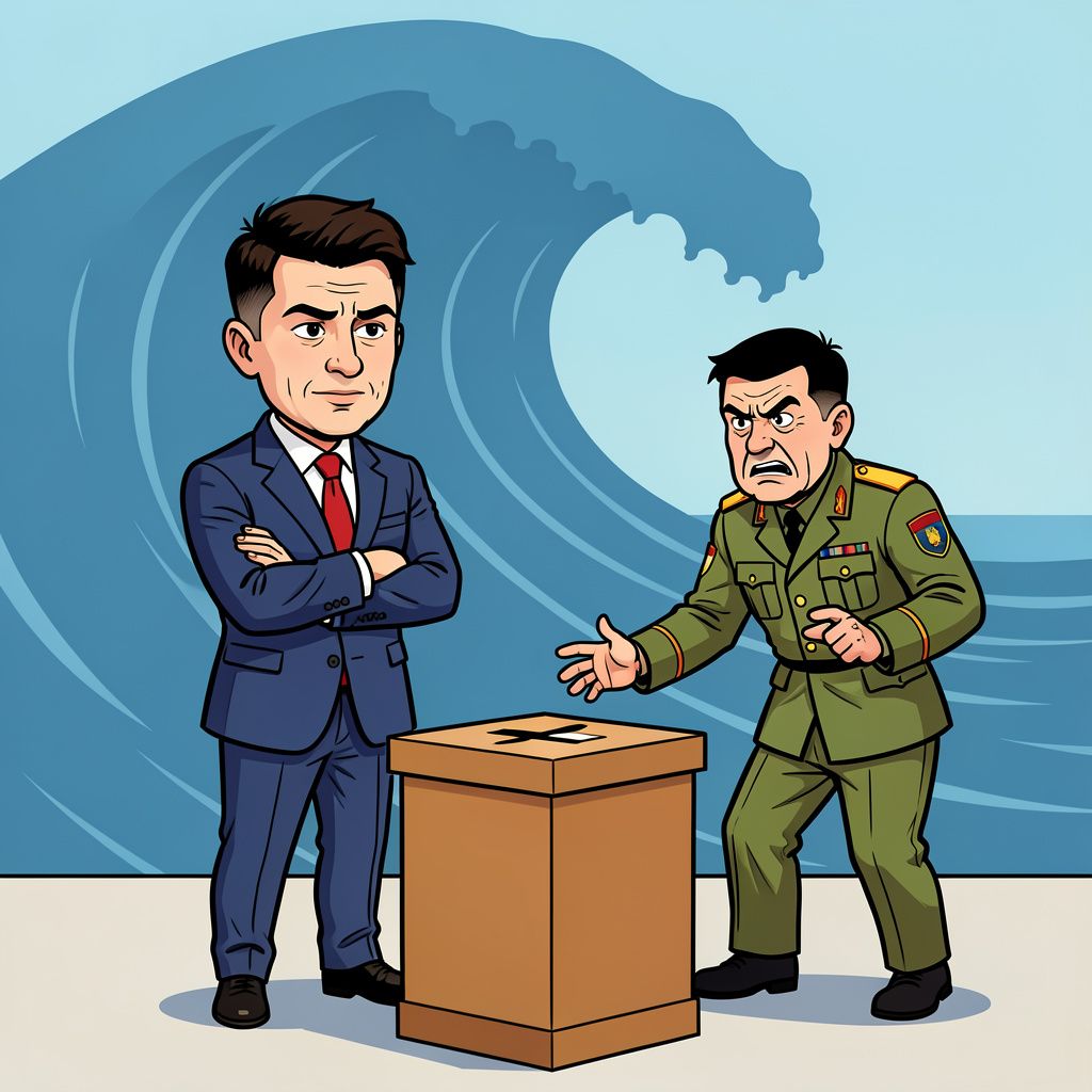 President Zelensky weigert verkiezingen in oorlogstijd om een politieke tsunami te voorkomen.