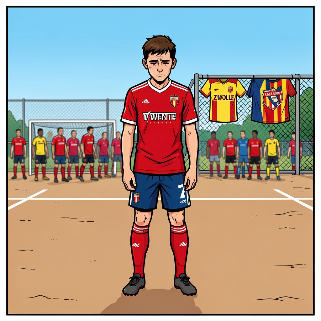 Arno Verschueren moet weg bij FC Twente en traint al apart.