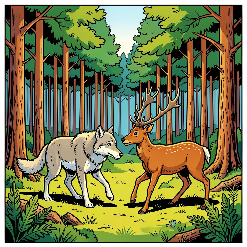 Een camera legt vast hoe een wolf een hert doodt op de Zuid-Veluwe.