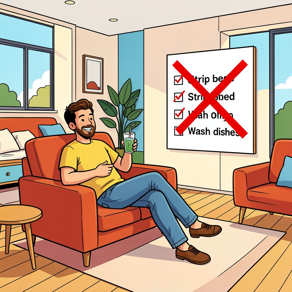 Airbnb verbiedt verhuurders om gasten te verplichten tot schoonmaken bij vertrek.