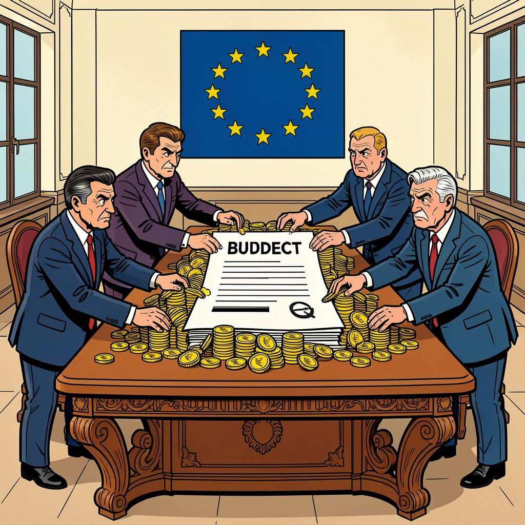 Zes rijke EU-landen eisen dat Brussel honderden miljarden euro's bezuinigt op de nieuwe begroting.