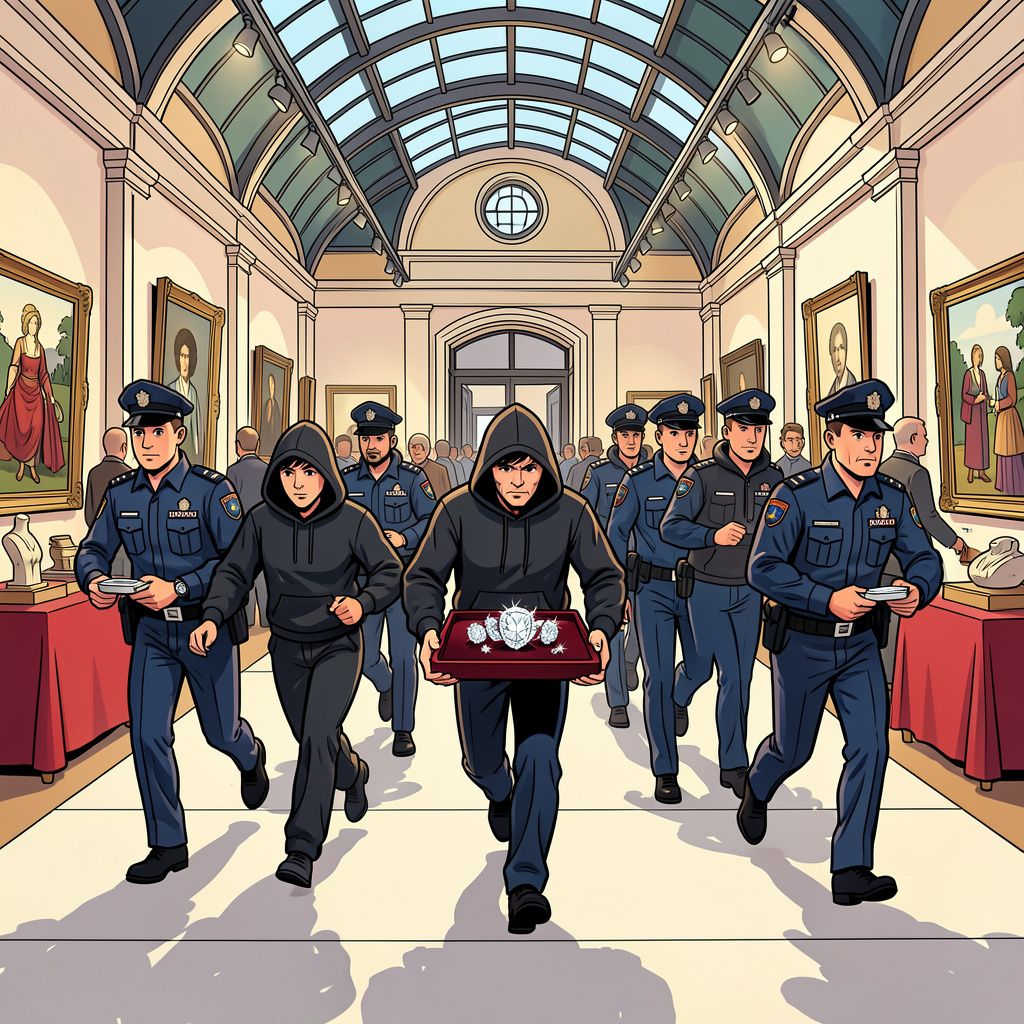 Europese politie jaagt vanaf vandaag op vijf Servische verdachten van de gewelddadige juwelenroof op TEFAF.