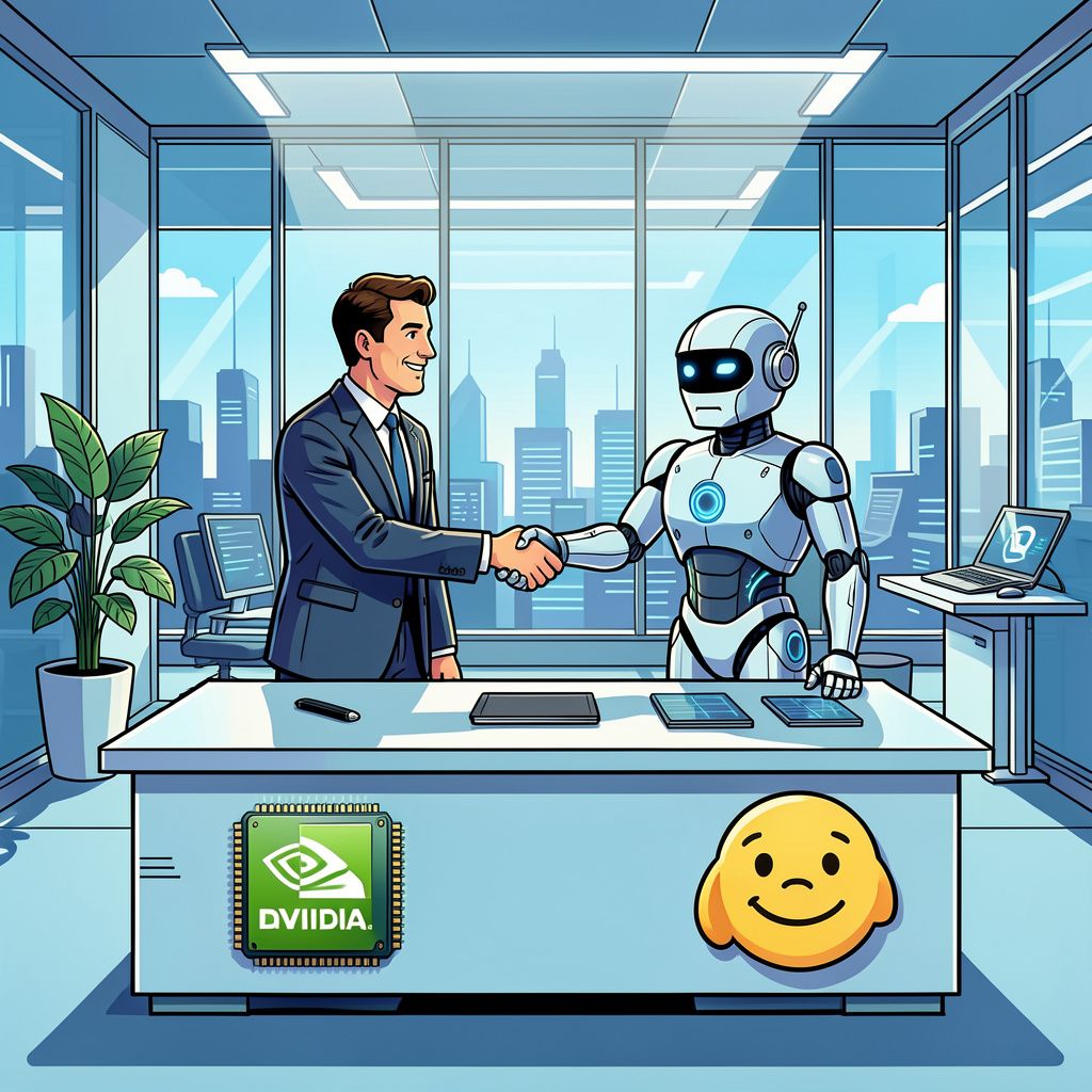 Nvidia koopt het populaire AI-platform Hugging Face voor dertien miljard dollar.