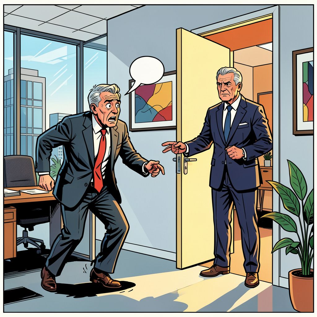 Een Zeeuws Statenlid sluipt stiekem het privékantoor van Hugo de Jonge binnen.