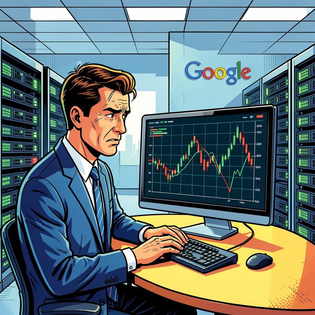 Alphabet ziet de beurskoers dalen door haperende advertenties en torenhoge uitgaven aan kunstmatige intelligentie.