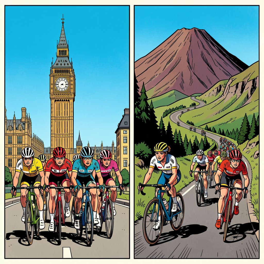 Het nieuwe parcours van de Tour de France Femmes verrast met een historische ploegentijdrit en een finale op een vulkaan.