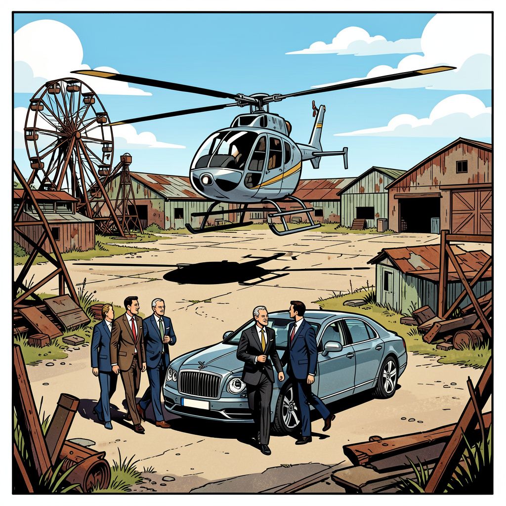 Rijke beleggers vliegen per helikopter in voor het miljoenenimperium van Hennie van der Most.