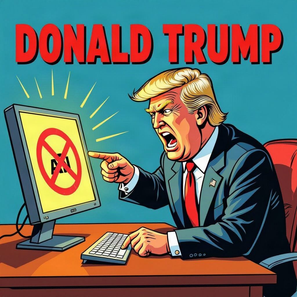 Donald Trump bant de term ai en noemt koppige gebruikers zelfs de vijand.