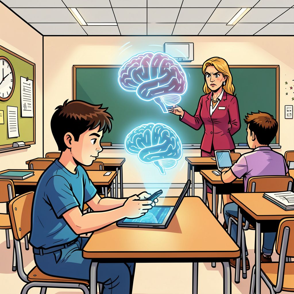 Middelbare scholen gooien het traditionele huiswerk overboord door de snelle opkomst van slimme chatbots.