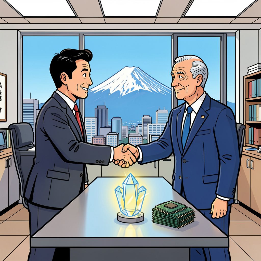 Japan vraagt Amerikaanse hulp door een dreigend tekort aan het zeldzame aardmetaal yttrium.