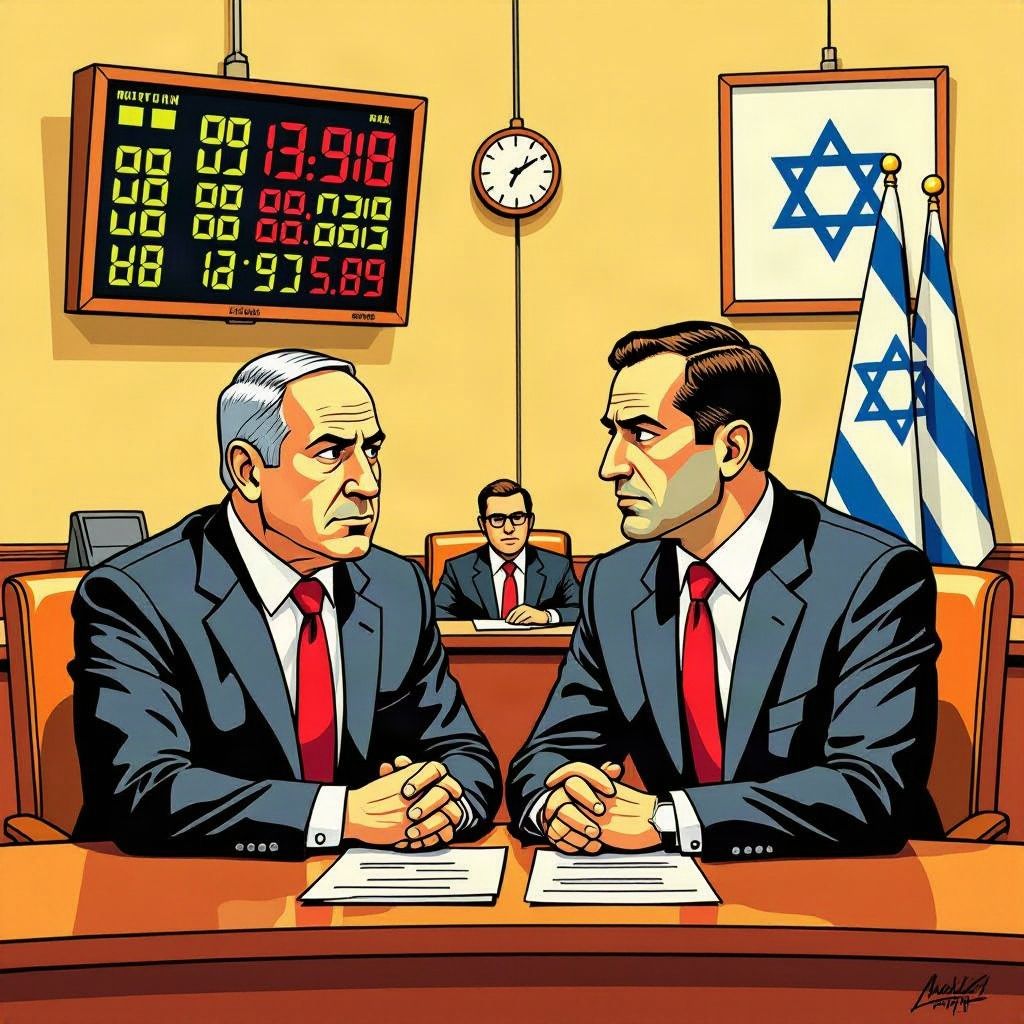 De Israëlische premier Benjamin Netanyahu verliest zijn meerderheid na een recordopkomst bij de parlementsverkiezingen.