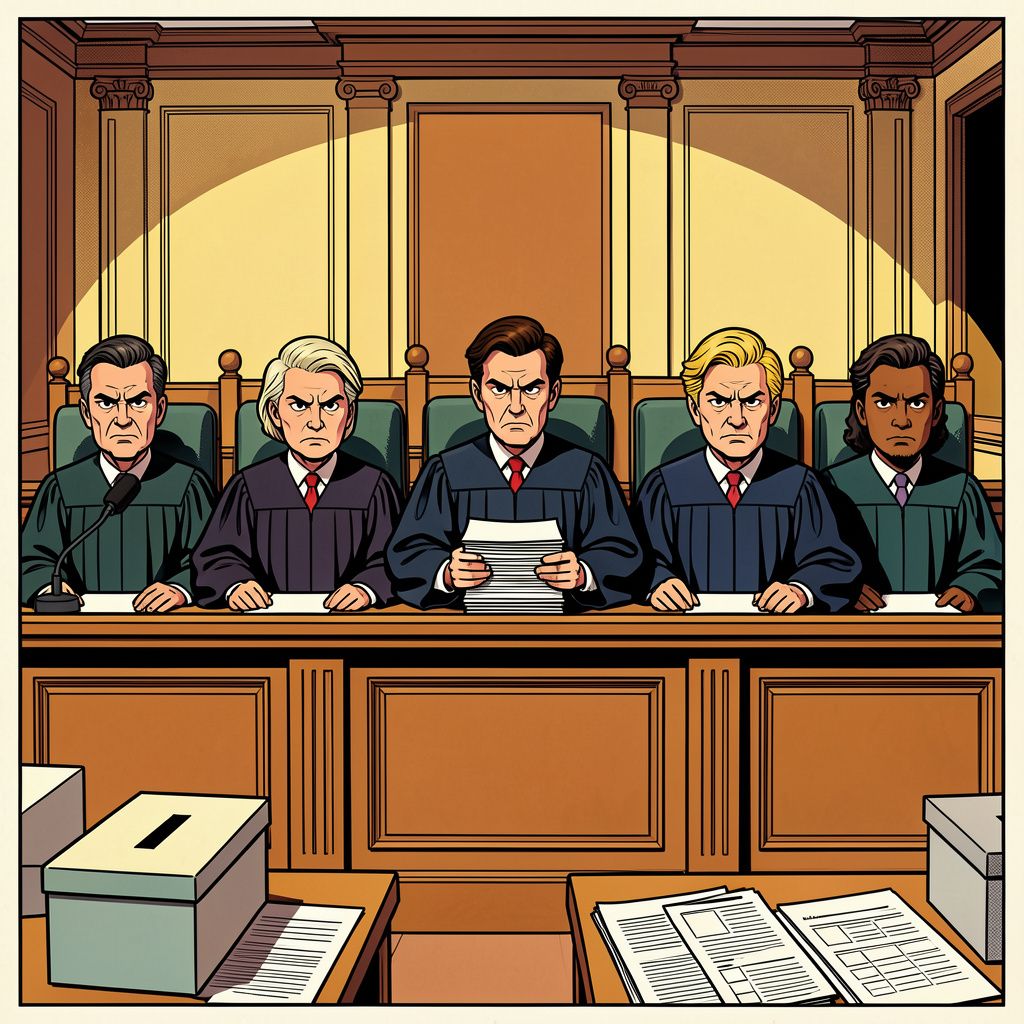 Amerikaanse rechters vegen poging van justitie om duizenden stemmen te blokkeren van tafel.