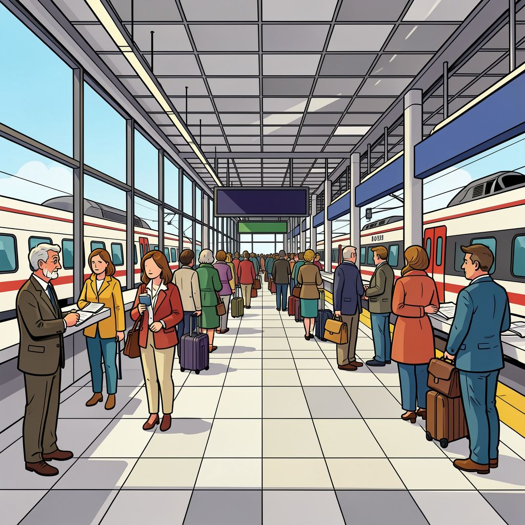 Treinreizigers naar Londen betalen miljoenen voor eigen vertraging door trage paspoortcontrole.