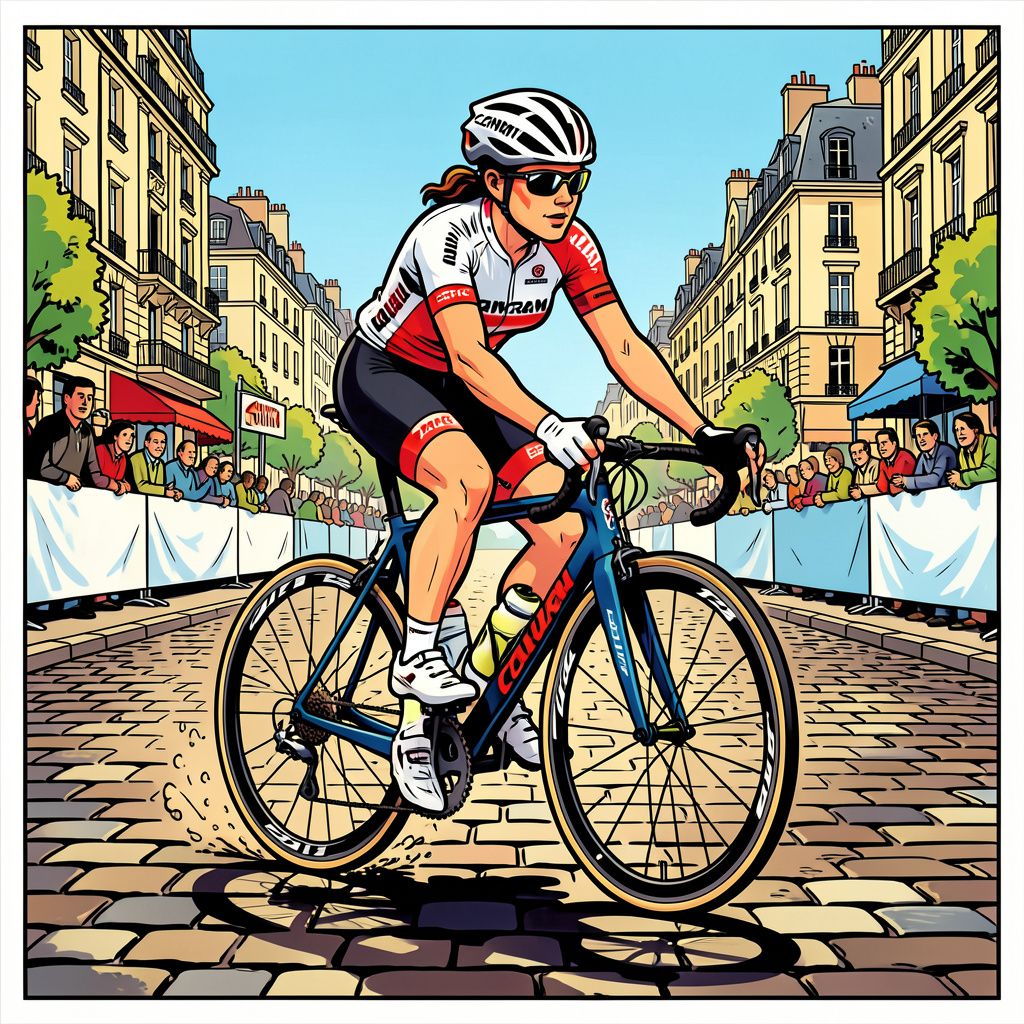 Lucinda Brand tekent bij Canyon-SRAM en plant haar wielerpensioen op de kasseien van Parijs-Roubaix in 2028.