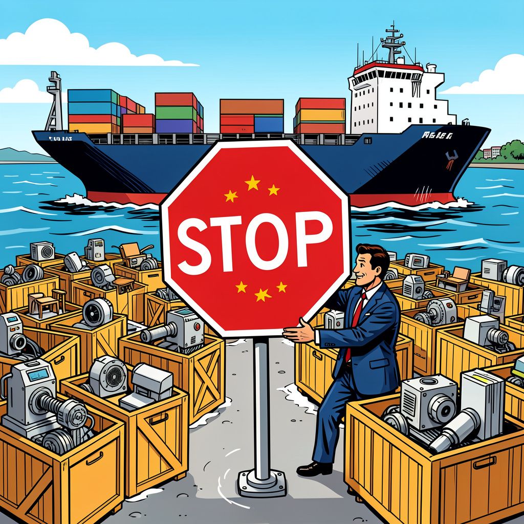 Brussel zet de rem op goedkope Chinese goederen om Europese fabrieken te redden.
