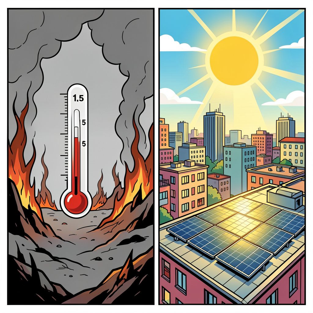 De klimaatdoelen van Parijs gaan we niet halen, maar er is verrassend goed nieuws over zonne-energie.
