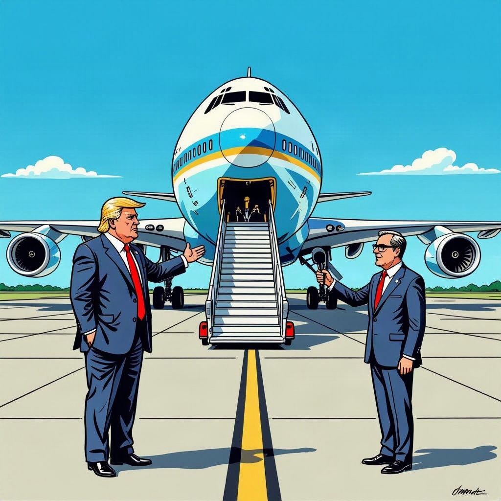 CNN stapt opnieuw naar de rechter om een plekje in het vliegtuig van Donald Trump op te eisen.