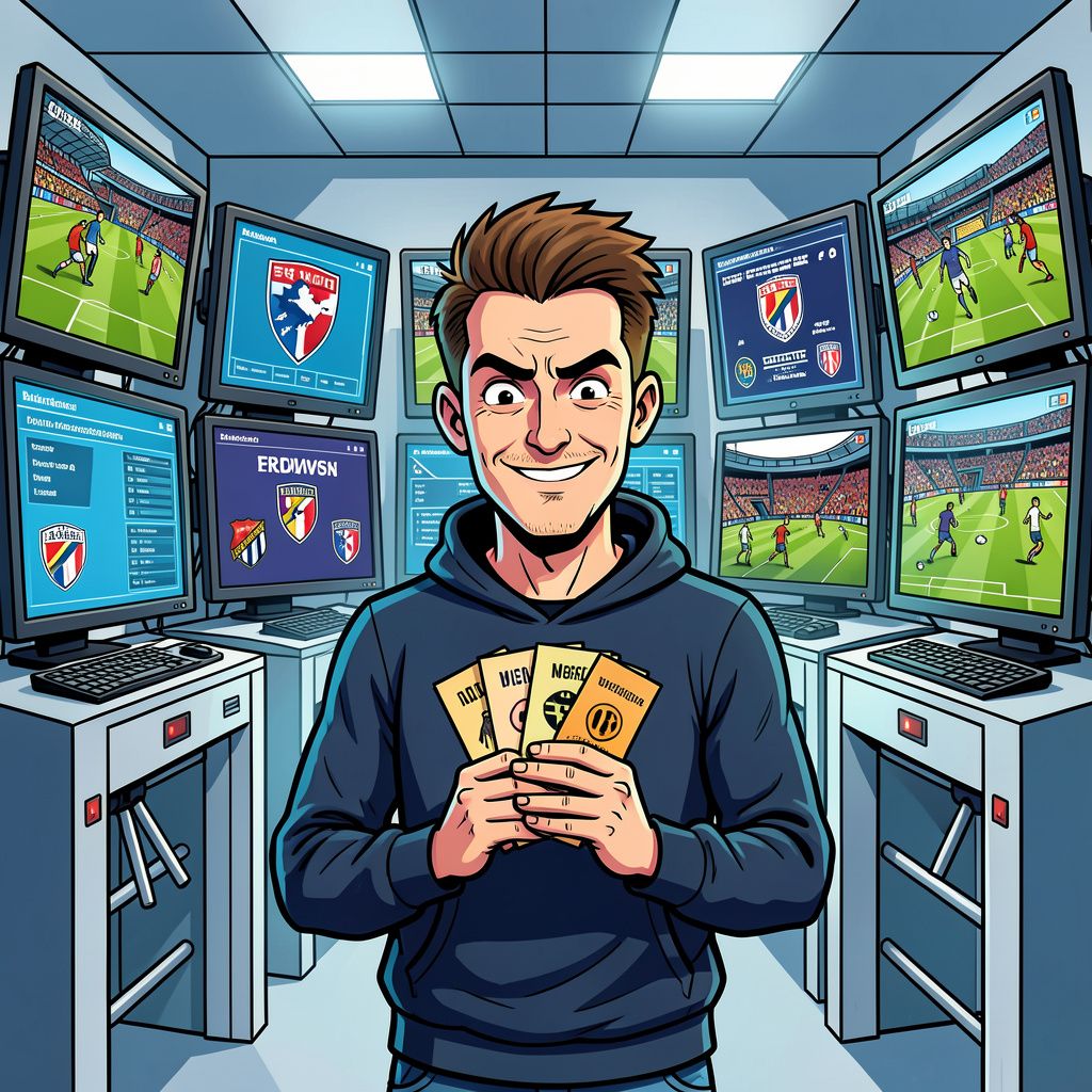 Een brutale hacker kaapt de voetbalkaarten van vijftien verschillende eredivisieclubs.