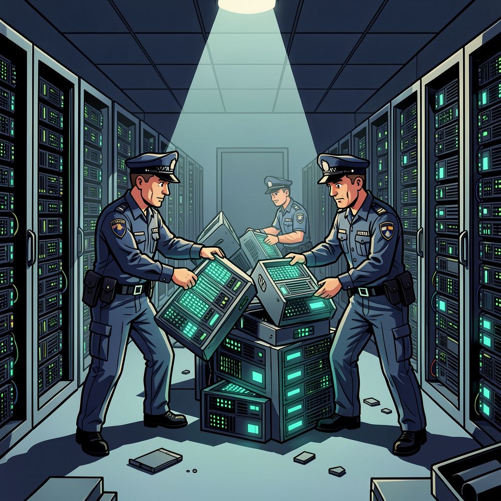 Politie trekt de stekker uit een schimmig digitaal toevluchtsoord voor criminelen.