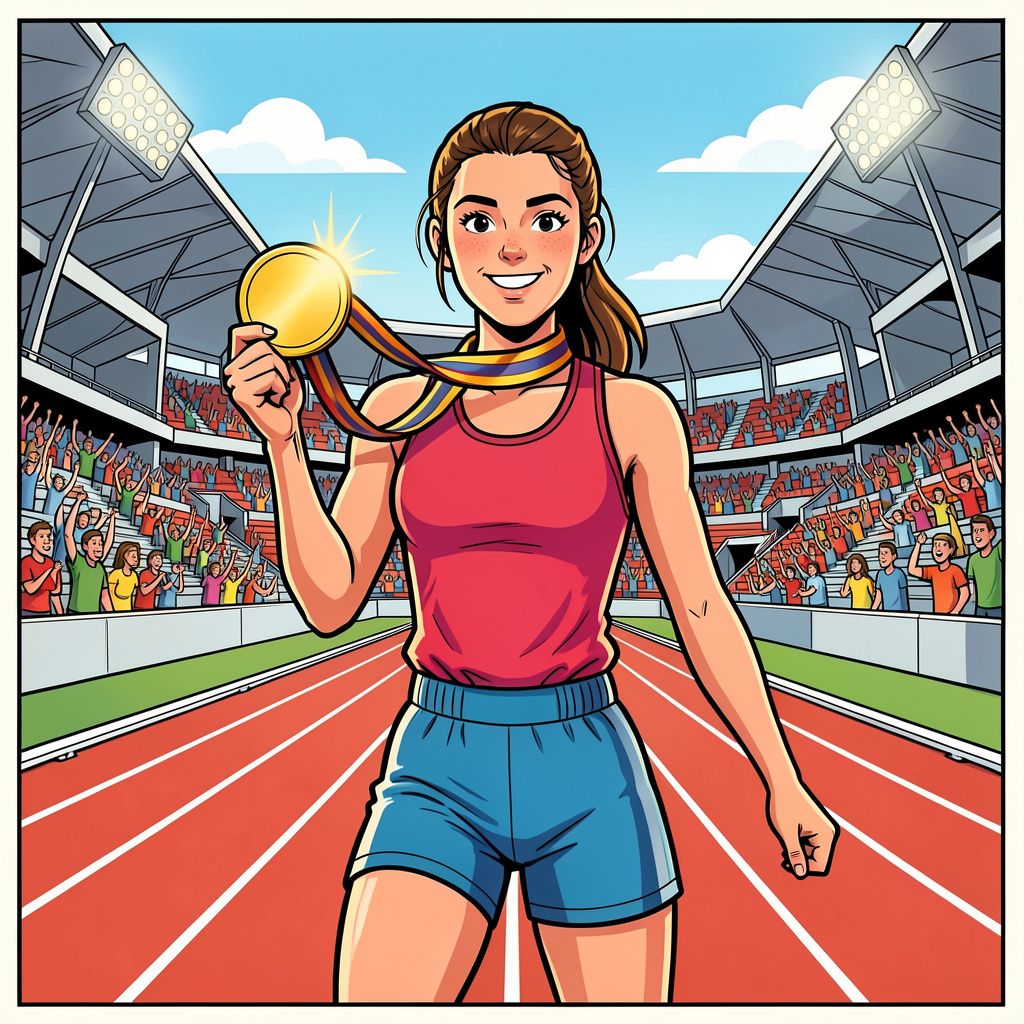 Kogelstootster Emma le Blansch grijpt na Europees goud nu ook naar nationale talentenprijs.